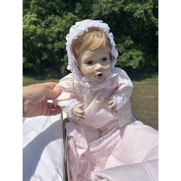 "MELISSA" By Beverly Parker - Hamilton CO. 20" Porcelain BABY Doll New - Picture 1 of 15